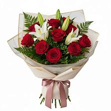 Букет цветов из:  Лилии и Розы в Сухобезводное