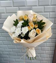 Букет цветов из:  Розы и Хризантемы в Сухобезводное