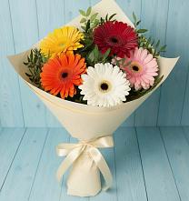 Букет цветов из:  Герберы в Сухобезводное