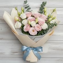 Букет цветов из:  Лизиантусы в Сухобезводное