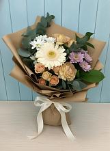 Букет цветов из:  Герберы и Хризантемы в Сухобезводное