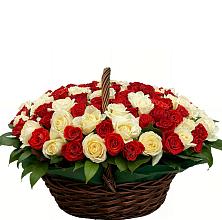 Премиум букет из: Розы #REPLACE_PRED# Сухобезводное